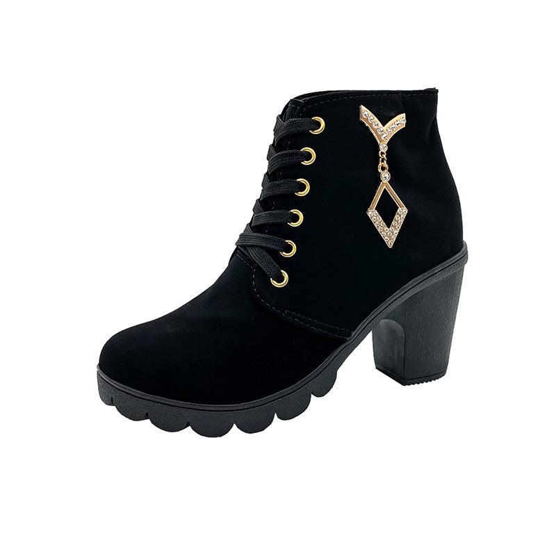 Cheky - Rubber New Personalized Versatile High Heel Boots