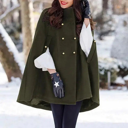 Cheky - Fashion Casual Women's Loose Woolen Cloak Coat