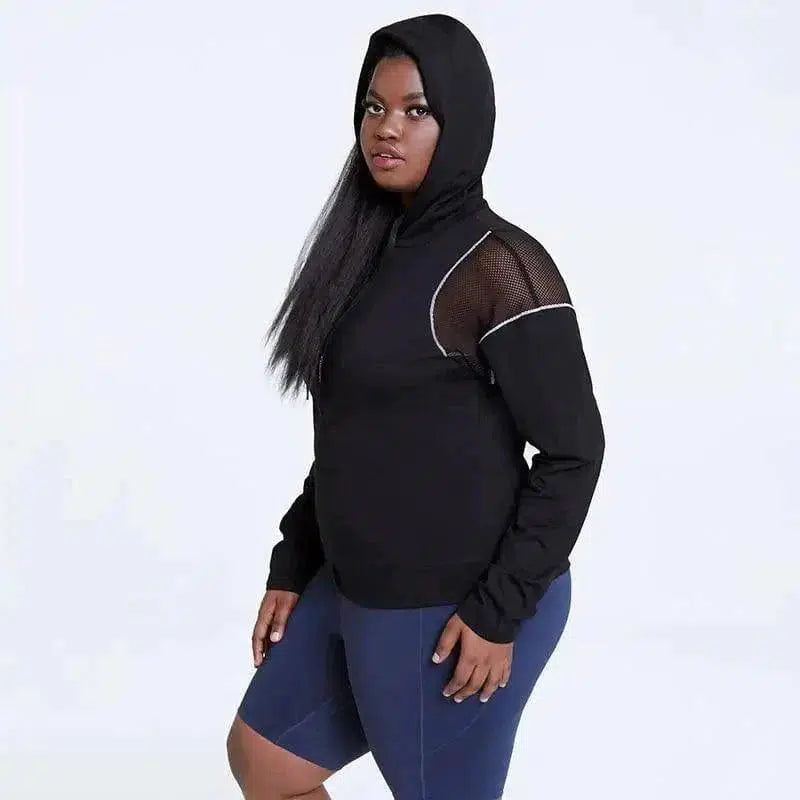 Cheky - Hoodie Women's Plus Size Sweater Loose Stretch Quick-drying