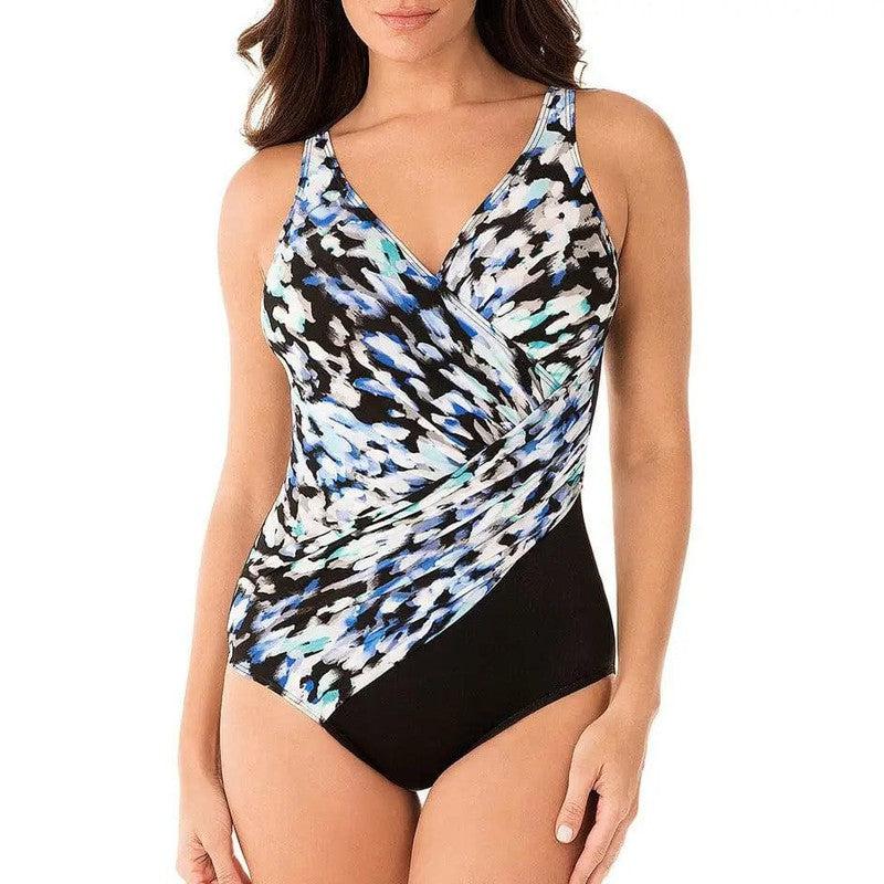 Cheky - Plus size ladies one-piece swimsuit