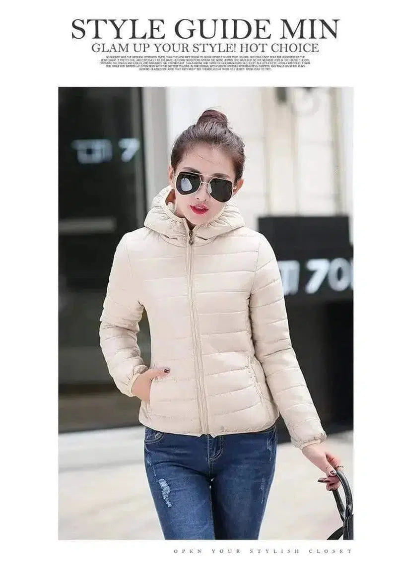 Cheky - Winter coat with padded cotton hood