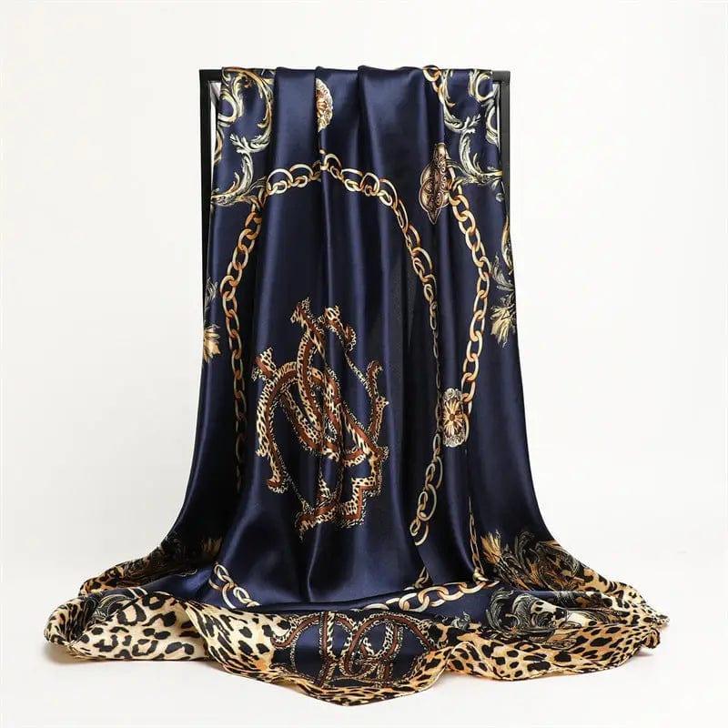 Cheky - Scarf Fashion Leopard Print Silk Scarf